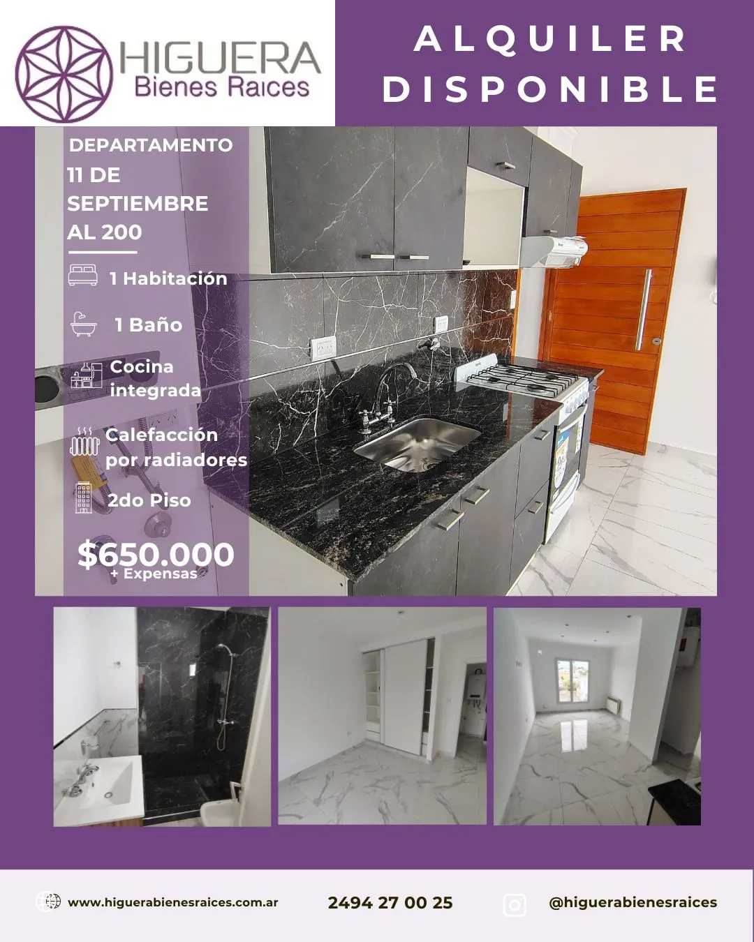 departamento en 11 de septiembre 233, , Tandil en alquiler a ARS 650.000