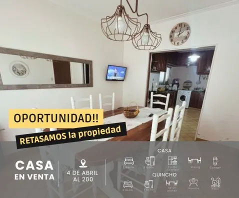 casa en 4 de Abril 200, , Tandil en venta a USD 270.000